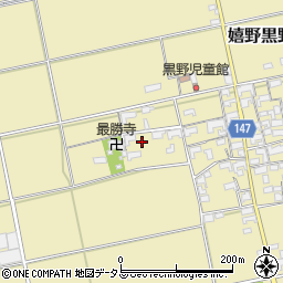 三重県松阪市嬉野黒野町周辺の地図