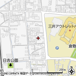 岡山県倉敷市日吉町478-22周辺の地図