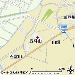 愛知県田原市亀山町五斗山19周辺の地図