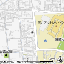 岡山県倉敷市日吉町481-15周辺の地図