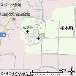 奈良県大和郡山市柏木町107周辺の地図