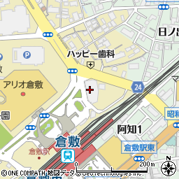 はなの舞 倉敷駅北口店周辺の地図