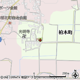 奈良県大和郡山市柏木町110周辺の地図