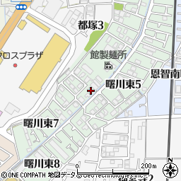 大阪府八尾市曙川東6丁目64周辺の地図
