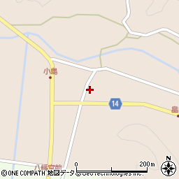 山口県萩市下小川1004-6周辺の地図