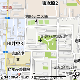 大阪府八尾市志紀町西1丁目周辺の地図
