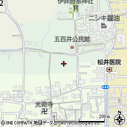 奈良県生駒郡斑鳩町五百井1丁目10周辺の地図