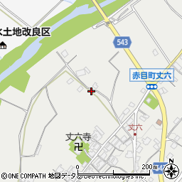 三重県名張市赤目町丈六500周辺の地図