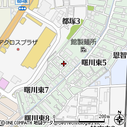 大阪府八尾市曙川東6丁目77周辺の地図