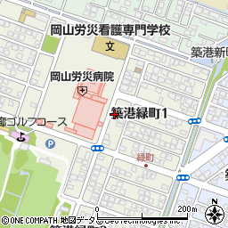 富永薬局岡山本部周辺の地図