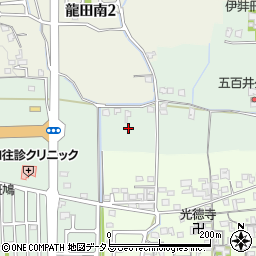 奈良県生駒郡斑鳩町五百井1丁目12周辺の地図