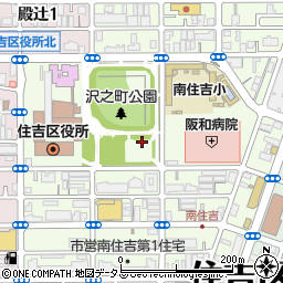 沢之町公園トイレ周辺の地図