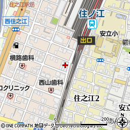 フジパレス住ノ江駅南５番館周辺の地図