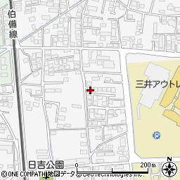 岡山県倉敷市日吉町478-4周辺の地図