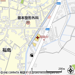 金光薬品　倉敷福島店周辺の地図