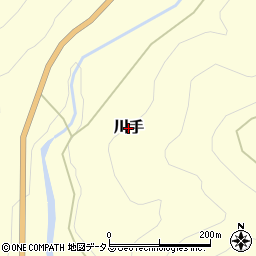 広島県安芸太田町（山県郡）川手周辺の地図