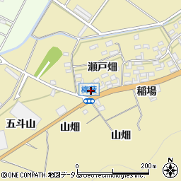 愛知県田原市亀山町瀬戸畑76周辺の地図