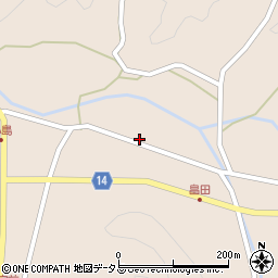 山口県萩市下小川1188周辺の地図
