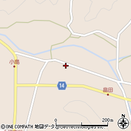 山口県萩市下小川1173周辺の地図