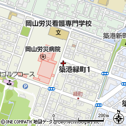 株式会社ユアサ薬局　築港店周辺の地図