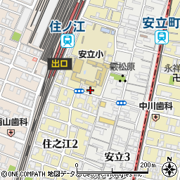 鍵屋の緊急隊　住之江店周辺の地図