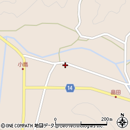 山口県萩市下小川1171周辺の地図