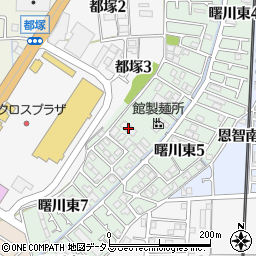 大阪府八尾市曙川東6丁目83周辺の地図