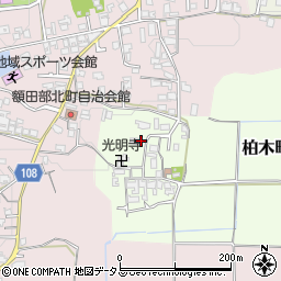 奈良県大和郡山市柏木町144周辺の地図