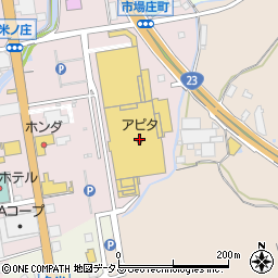ニトリアピタ松阪三雲店周辺の地図