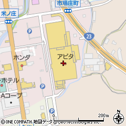鮮魚丸忠　アピタ松阪三雲店周辺の地図
