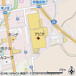 ペッツビレッジアピタ松阪三雲店周辺の地図