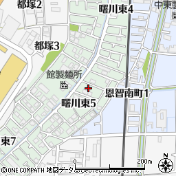 大阪府八尾市曙川東5丁目46周辺の地図