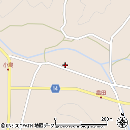 山口県萩市下小川1189周辺の地図
