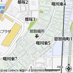 大阪府八尾市曙川東6丁目57周辺の地図