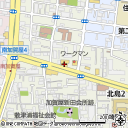 キリン堂　住之江南加賀屋店周辺の地図