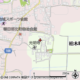 奈良県大和郡山市柏木町140周辺の地図