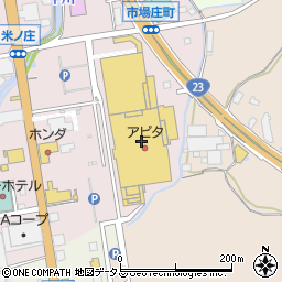 珈琲ホリ アピタ松阪三雲店周辺の地図