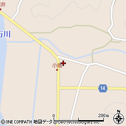 山口県萩市下小川999周辺の地図