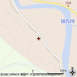 山口県萩市下小川432周辺の地図