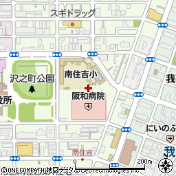 大阪府大阪市住吉区南住吉3丁目5周辺の地図