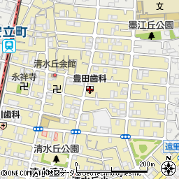 豊田歯科周辺の地図