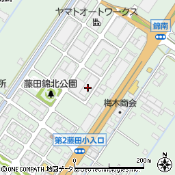 有限会社ＳＨＩＮ藤田工場　ツーバイフォー（２Ｘ４）パネル工場周辺の地図