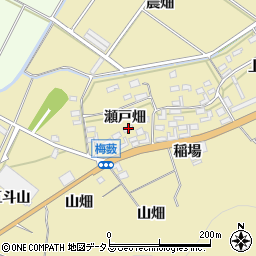 愛知県田原市亀山町瀬戸畑69周辺の地図