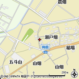 愛知県田原市亀山町瀬戸畑78周辺の地図