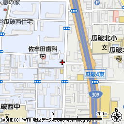 田中商事　大阪営業所周辺の地図