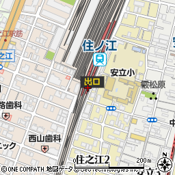 ダイエー住ノ江駅前店・イオンフードスタイル周辺の地図