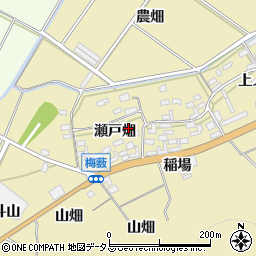 愛知県田原市亀山町瀬戸畑62周辺の地図
