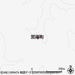 島根県益田市黒周町周辺の地図