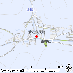 清迫公民館周辺の地図