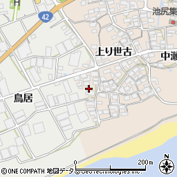 愛知県田原市池尻町上り世古86周辺の地図